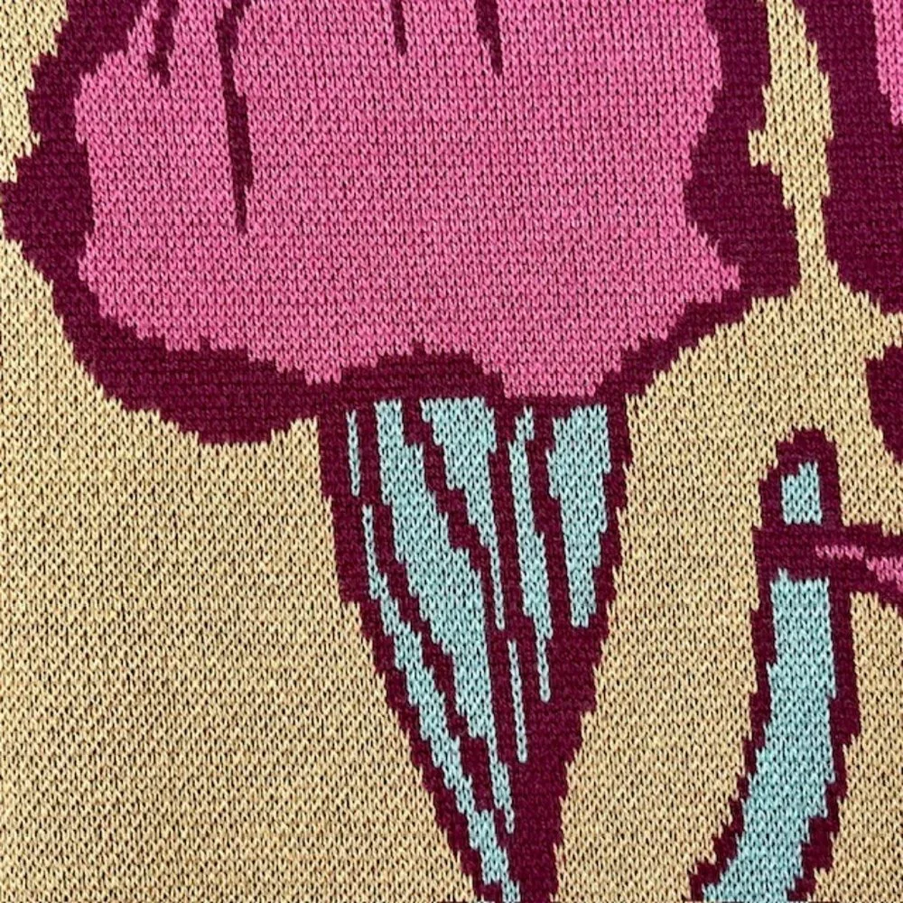 Soft Surroundings Purple Iris Sweater - Aqua, Olive, Pink, Purple - M